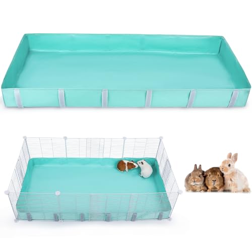 Wasserdichte Meerschweinchen-Bettwäsche mit Planenboden für C&C-Gitter, Käfigeinlage für Meerschweinchen, Kaninchen, Hamster, Kaninchen, 142,2 x 71,1 cm Wasserdichte Meerschweinchen-Bettwäsche mit Planenboden für C&C-Gitter, Käfigeinlage für Meerschweinchen, Kaninchen, Hamster, Kaninchen, 142,2 x 71,1 cm von Glittme
