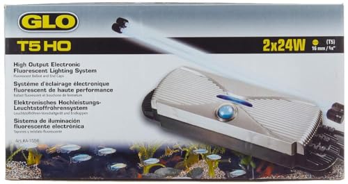 Glo T5 Vorschaltgerät für 2x 24W T5-Leuchtstoffröhren, Warmweiß, 1 Stück von Glo
