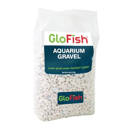 GloFish Aquarienkies, 2,3 kg, weiß, ergänzt Tanks (29022) von GloFish