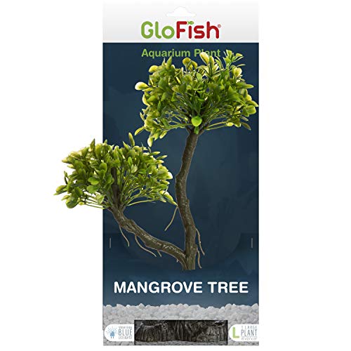 GloFish Mangroven-grüner Baum, fluoreszierend unter blauem LED-Licht, Aquarium-Dekoration von GloFish