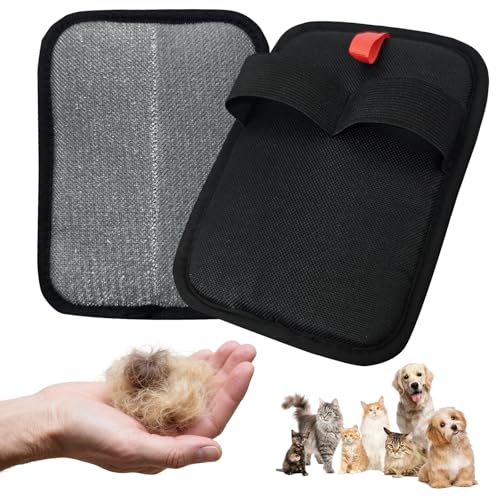 Tierhaarentferner, wiederverwendbare elektrostatische Tierhaarentferner-Handschuhe, doppelseitige Fellpflege und Enthaarungshandschuhe für Katzen und Hunde, Haustierfellentfernung für Möbel, Teppich Tierhaarentferner, wiederverwendbare elektrostatische Tierhaarentferner-Handschuhe, doppelseitige Fellpflege und Enthaarungshandschuhe für Katzen und Hunde, Haustierfellentfernung für Möbel, Teppich von Globalcom