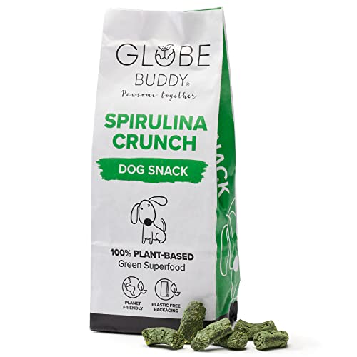 Globe Buddy | Spirulina Crunch Hundesnack | Mit Spirulina & Algen | Die nachhaltige Wahl | Getreidefrei | 200g von Globe Buddy