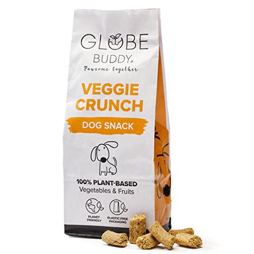 Globe Buddy Veggie Crunch, Hundesnack mit Kürbis, Pastinake, Apfel und Banane | Die nachhaltige Wahl | Getreidefrei | 200g von Globe Buddy