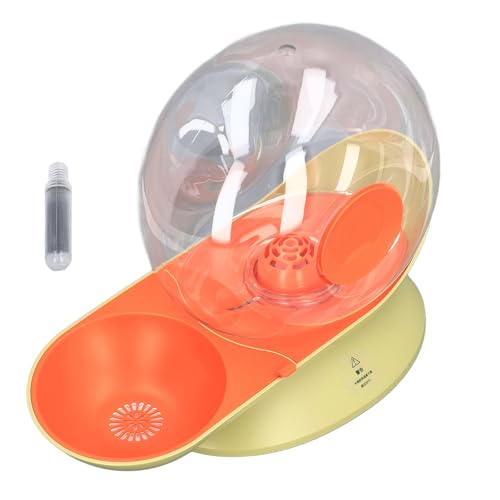 Automatischer Katzenwasserspender, 2,8 l deatelable dauerhafter Kunststofffiltersystem, Schwerkraft Pet Waterer für Kätzchen Welpen Kaninchen Innenräume (Green) von Glomora