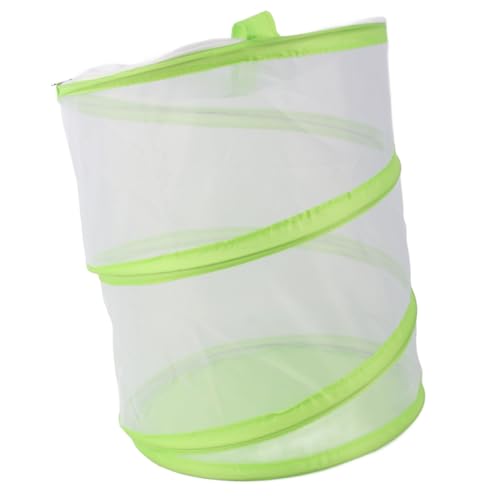 Glomora Butterfly Mesh Cage Collabsible tragbar aufzusuchen durch Schmetterlingslebensraum Griff für Heuschrecke (S) von Glomora