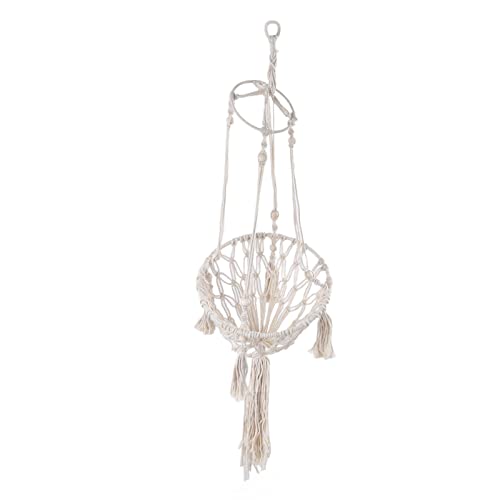 Glomora Katzenhängematte, handgewebte Boho-Katzenschaukel mit Hängeset für den Innen- und Außenbereich, Heimdekoration, zum Aufhängen am Wandbett zum Schlafen, Spielen, Klettern Glomora Katzenhängematte, handgewebte Boho-Katzenschaukel mit Hängeset für den Innen- und Außenbereich, Heimdekoration, zum Aufhängen am Wandbett zum Schlafen, Spielen, Klettern von Glomora