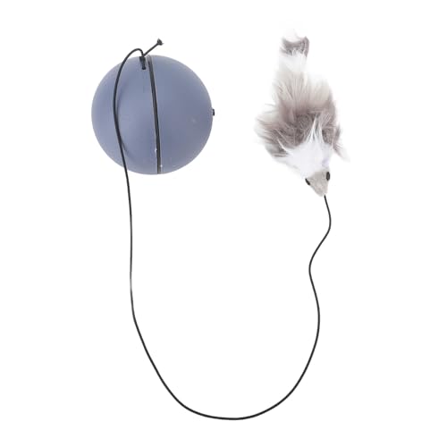 Glomora Smart Interactive Cat Ball, reduzieren Sie Angst, bewegt Rolling Toy für Haustierübung Unterhaltung dunkel für kleine mittelgroßen großen Katzen, um sie zu beschäftigen, grau Glomora Smart Interactive Cat Ball, reduzieren Sie Angst, bewegt Rolling Toy für Haustierübung Unterhaltung dunkel für kleine mittelgroßen großen Katzen, um sie zu beschäftigen, grau von Glomora