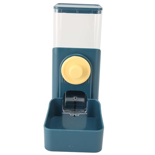 PET Auto Gravity Feeder Automatische, Leckfutterstation mit großer Kapazität für Katzenhund, umweltfreundlich, Food Grade Plastik (Dark Blue) von Glomora