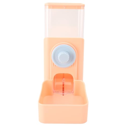 PET Auto Gravity Feeder Automatische, Leckfutterstation mit großer Kapazität für Katzenhund, umweltfreundlich, Food Grade Plastik (Pink) von Glomora