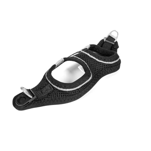 Gloria Hundegeschirr Trek Star 27-28 cm 31-34,5 cm schwarz XS von Gloria