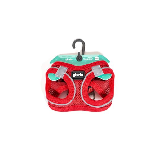 Gloria Trek Star Hundegeschirr 32,8-35,4 cm 45-47 cm Rot M von Gloria