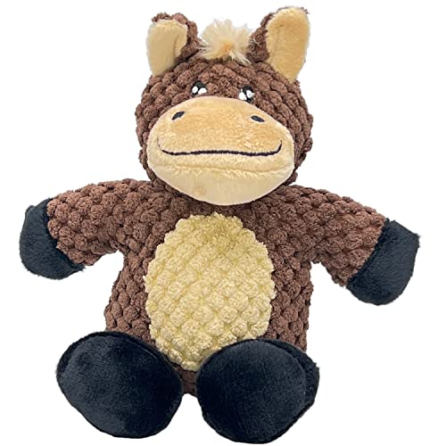 Glory To Dog Barnyard Horse Plüschspielzeug für kleine Hunde von Glory To Dog