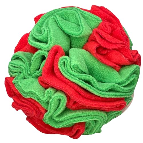 Glory To Dog Snuffle Hundespielzeug für Welpen und mittelgroße Rassen, interaktives Puzzle, Spielzeug, Weihnachten, Grün und Rot, Größe L Glory To Dog Snuffle Hundespielzeug für Welpen und mittelgroße Rassen, interaktives Puzzle, Spielzeug, Weihnachten, Grün und Rot, Größe L von Glory To Dog