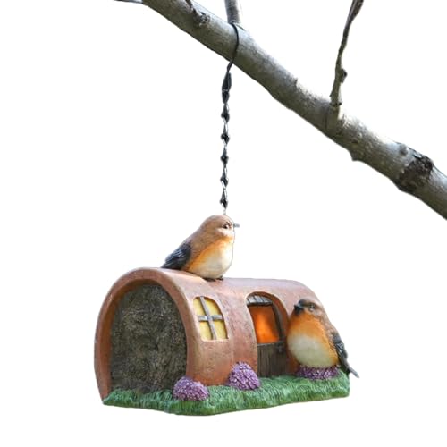 Blaue Vogelhäuser für den Außenbereich, Vogelhäuser für den Außenbereich – Kunstharz Bluebird House Vogelfutterhaus Vogelbox – Vogelnest, Vogelhaus im Freien für das neue A Blaue Vogelhäuser für den Außenbereich, Vogelhäuser für den Außenbereich – Kunstharz Bluebird House Vogelfutterhaus Vogelbox – Vogelnest, Vogelhaus im Freien für das neue A von Glugahrif