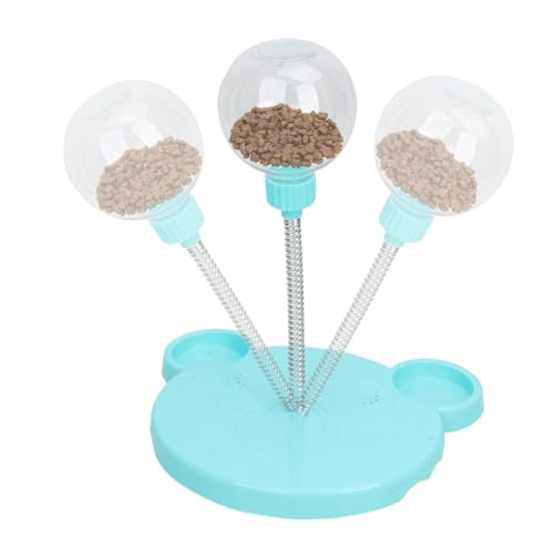 Cat Treat -Spender Spielzeug, Behandlungsabgabe Katzenspielzeug | Swinging-Leckerbissen-Dispensing Slow Feeder Ball Cat Toy | Saugnapfbecher, Langeweile Haustiervorräte für gelangweilte Katzen, Welpen von Glugahrif