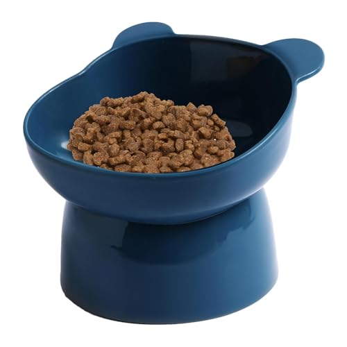 Futternäpfe gegen Erbrechen für Katzen, erhöhter Futternapf für Katzen, neigbar, erhöhter Futternapf, flach, Futterstation – Futter und tiefes Wasser, Futternäpfe gegen Erbrechen für Katzen, erhöhter Futternapf für Katzen, neigbar, erhöhter Futternapf, flach, Futterstation – Futter und tiefes Wasser, von Glugahrif