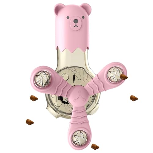 Glugahrif Haustierplattenspielzeug, Slow Food Feeder Toy, Buntes Hund kauen Spielzeug, Lustiger Behandlungsspender, tragbares undichte Lebensmittelspiel für kleine mittelgroße Rassenkatze Glugahrif Haustierplattenspielzeug, Slow Food Feeder Toy, Buntes Hund kauen Spielzeug, Lustiger Behandlungsspender, tragbares undichte Lebensmittelspiel für kleine mittelgroße Rassenkatze von Glugahrif