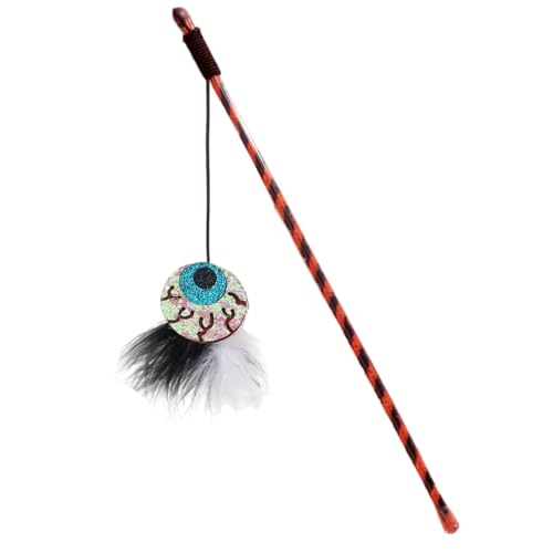 Glugahrif Katzenangel | Halloween Katzenangel Indoor | Ergonomische mit Kürbisgeist gegen Langeweile, zur Jagdsimulation, für Training und Bewegung Glugahrif Katzenangel | Halloween Katzenangel Indoor | Ergonomische mit Kürbisgeist gegen Langeweile, zur Jagdsimulation, für Training und Bewegung von Glugahrif