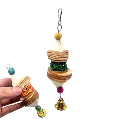Glugahrif Vogelpapageispielzeug, Holzvogelkauspielzeug | Salakeet hangable bissversorgungen - kauen Hangable Spielzeug für Kakadinus Conures lieben Vögel Finken Glugahrif Vogelpapageispielzeug, Holzvogelkauspielzeug | Salakeet hangable bissversorgungen - kauen Hangable Spielzeug für Kakadinus Conures lieben Vögel Finken von Glugahrif