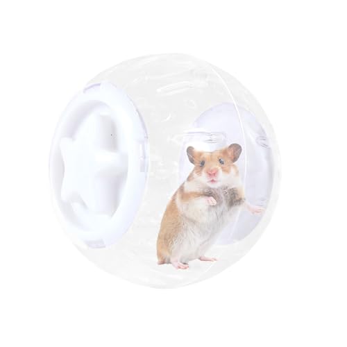 Hamster Ball, Clear Hamster Ball | Hamster Running Ball Toy mit Track,Innenaktivität kleine und mittlere Haustiere tägliche Fitness -Unterhaltung für Tierliebhaber von Glugahrif