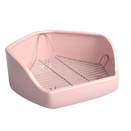 Hasen-Toilettenecke, Kleintier-Katzentoilette | Kleintier-Toilettenecke für Käfig,Fünfeckige Tiertoilette mit Abnehmbarer Katzentoilette aus Draht für Enten und Hühner Hasen-Toilettenecke, Kleintier-Katzentoilette | Kleintier-Toilettenecke für Käfig,Fünfeckige Tiertoilette mit Abnehmbarer Katzentoilette aus Draht für Enten und Hühner von Glugahrif