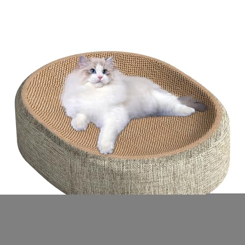Kratzbrett für Katzen,Sisal Kratzbett für Katzen - Mit Rutschfester Basis, Strapazierfähiges Haustierzubehör, Multifunktionales Katzenbett für Spiel, Aktivität und Training Kratzbrett für Katzen,Sisal Kratzbett für Katzen - Mit Rutschfester Basis, Strapazierfähiges Haustierzubehör, Multifunktionales Katzenbett für Spiel, Aktivität und Training von Glugahrif