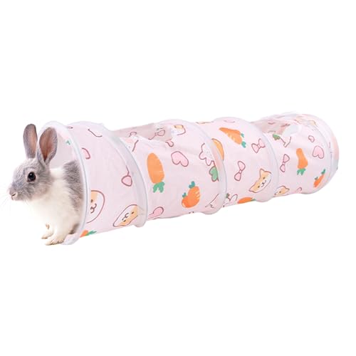 Pet Tunnel, Hasentunnel | Haustier Rasting Pipe House,Faltbare Spielzeughasen -Tunnel Interactive Rohr für Kaninchen Frettchen Hamster Chinchilla Hedgehog verstecken und ruhen von Glugahrif