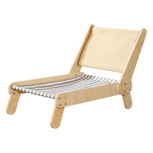 Strandstuhlkatze Hängematte, Katzen -Sisal -Stuhl | Natural Sisal Cat Scratch Stuhl - 4-Position verstellbare, gemütliche Kratzer-Lounge-Strandbett für Erwachsene Kätzchenpuppe Strandstuhlkatze Hängematte, Katzen -Sisal -Stuhl | Natural Sisal Cat Scratch Stuhl - 4-Position verstellbare, gemütliche Kratzer-Lounge-Strandbett für Erwachsene Kätzchenpuppe von Glugahrif