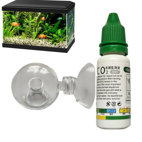 Wasseraufbereitung für Aquarium, CO2-Tropfenprüfer, Fish Tank Monitor, Aquarium, CO2-Monitor, Glasabsenkung, pH-Wert Wasseraufbereitung für Aquarium, CO2-Tropfenprüfer, Fish Tank Monitor, Aquarium, CO2-Monitor, Glasabsenkung, pH-Wert von Glugahrif
