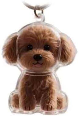 Glvomazty Hundehaar Sammler Schlüsselanhänger Charme Memorial Storage Box, Haustier Haar Lagerung Schlüsselanhänger,Haustier Katze Hund Haar Lagerung Fall für Tierhalter 2# von Glvomazty