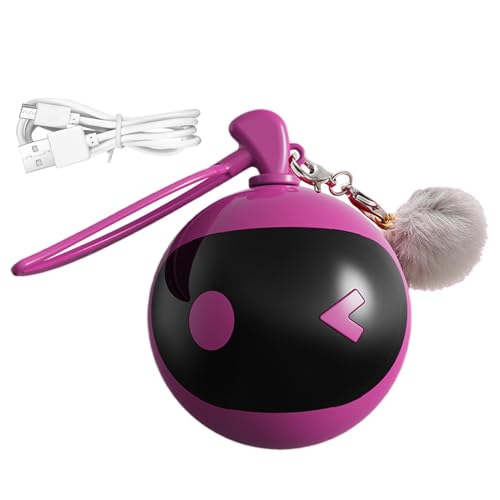 Gmokluytw Elektrischer interaktiver Katzenspielzeugball, automatisch bewegliches Ballspielzeug - Automatisch beweglicher, Springender, rollender Ball - Elektrisches tragbares Katzenballspielzeugspiel von Gmokluytw