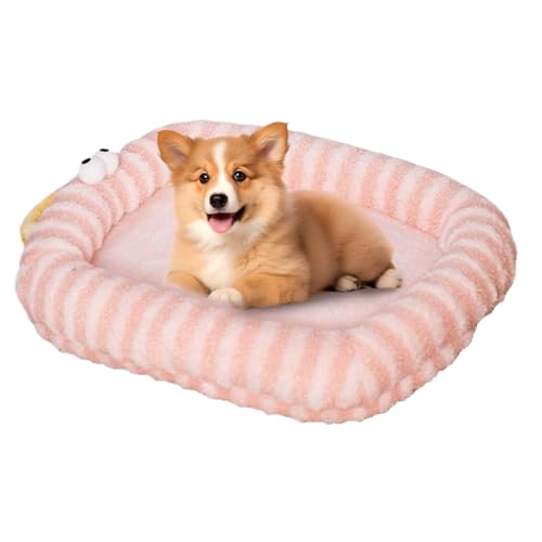 Gmokluytw Haustierbetten Für Katzen | Niedliches Katzenbett Weich Warm Hundesofa | Große Plüsch Schlafmatte Haustierzubehör Für Winter Kleine Welpen Kätzchen | Für Innen Außen Schlafzimmer Wohnzimmer von Gmokluytw