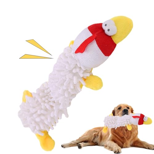Gmokluytw Hundespielzeug Plüsch Zahnpflege – Kaustofftier für Hunde | Quietschspielzeug Hund | Zahnungsspielzeug Welpen weich | Zahnpflege robust bissfest mit Geräusch für kleine & große Hunde Gmokluytw Hundespielzeug Plüsch Zahnpflege – Kaustofftier für Hunde | Quietschspielzeug Hund | Zahnungsspielzeug Welpen weich | Zahnpflege robust bissfest mit Geräusch für kleine & große Hunde von Gmokluytw