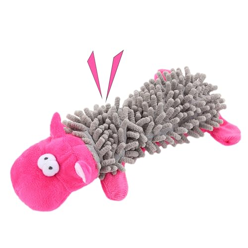 Gmokluytw Hundespielzeug Plüsch Zahnpflege – Kaustofftier für Hunde | Quietschspielzeug Hund | Zahnungsspielzeug Welpen weich | Zahnpflege robust bissfest mit Geräusch für kleine & große Hunde Gmokluytw Hundespielzeug Plüsch Zahnpflege – Kaustofftier für Hunde | Quietschspielzeug Hund | Zahnungsspielzeug Welpen weich | Zahnpflege robust bissfest mit Geräusch für kleine & große Hunde von Gmokluytw