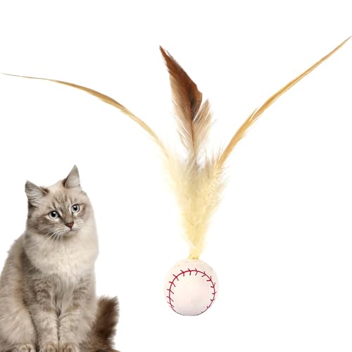 Gmokluytw Katze Bouncy Ball mit Feder, Federkugel Bounce Cat Toy - Bounce Ball Cat Toy | Hund Interactive Game Kätzchen Kautzubehör für gesunde physische engere Verbindung Gmokluytw Katze Bouncy Ball mit Feder, Federkugel Bounce Cat Toy - Bounce Ball Cat Toy | Hund Interactive Game Kätzchen Kautzubehör für gesunde physische engere Verbindung von Gmokluytw