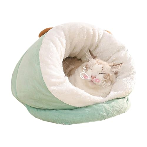 Gmokluytw Katzenbetten für Indoor-Katzen – Haustier-Schlafhöhlenbett, weiches Kissenbett, warmes Haustierhausnest, gemütliches Katzenbett zum Ausruhen, Nickerchen und Entspannen Gmokluytw Katzenbetten für Indoor-Katzen – Haustier-Schlafhöhlenbett, weiches Kissenbett, warmes Haustierhausnest, gemütliches Katzenbett zum Ausruhen, Nickerchen und Entspannen von Gmokluytw