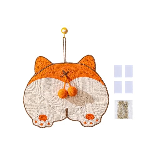 Gmokluytw Katzenkratzer, Katzenkratzermatte,Sofa Schutz hangable Pfotenschleife Anti-Kratzer Teppich | Sisal -Haustier Kratzspielzeug für Schlafzimmer, Tür, Wohnzimmer, Eingangs Gmokluytw Katzenkratzer, Katzenkratzermatte,Sofa Schutz hangable Pfotenschleife Anti-Kratzer Teppich | Sisal -Haustier Kratzspielzeug für Schlafzimmer, Tür, Wohnzimmer, Eingangs von Gmokluytw