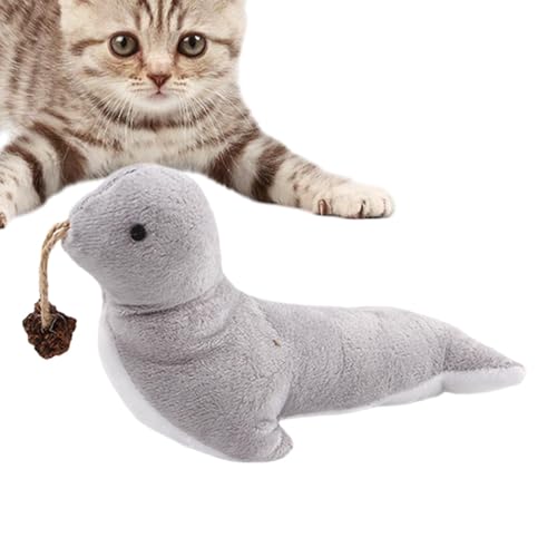 Gmokluytw Katzenspielzeug Plüsch, Stofftier für Katze | Mit Katzenminze angereichertes Kätzchen-Plüschtier - Interaktives quietschendes Katzenspielzeug, superweiches Haustier-Kauspielzeug, Gmokluytw Katzenspielzeug Plüsch, Stofftier für Katze | Mit Katzenminze angereichertes Kätzchen-Plüschtier - Interaktives quietschendes Katzenspielzeug, superweiches Haustier-Kauspielzeug, von Gmokluytw