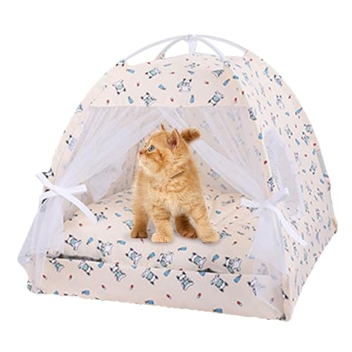 Gmokluytw Katzenzelt, Outdoor-Katzenzelt | Tragbare Spielzelte für Katzenhöhlen | Solarbetriebene Haustierhütte, halbgeschlossenes Zeltbett für kleine und mittelgroße Hunde Gmokluytw Katzenzelt, Outdoor-Katzenzelt | Tragbare Spielzelte für Katzenhöhlen | Solarbetriebene Haustierhütte, halbgeschlossenes Zeltbett für kleine und mittelgroße Hunde von Gmokluytw