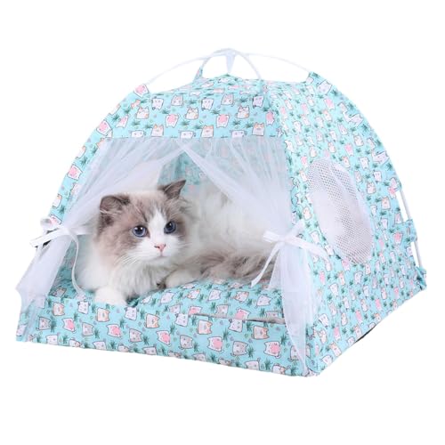 Gmokluytw Katzenzelt, Outdoor-Zelt für Katzen – Spielzelt für Haustiere, Katzenhöhle, Zeltbett für Hunde, Blumenhöhle, Mobile für Haustiere, Sonnenunterstand Gmokluytw Katzenzelt, Outdoor-Zelt für Katzen – Spielzelt für Haustiere, Katzenhöhle, Zeltbett für Hunde, Blumenhöhle, Mobile für Haustiere, Sonnenunterstand von Gmokluytw