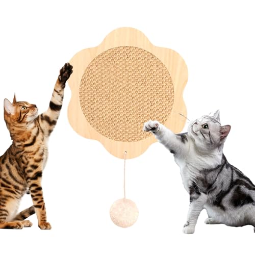 Gmokluytw Kratzmatte Für Katzen | Wandkratzbrett Für Katzen | Aufhängbarer Interaktiver Möbelschoner Kratzspielzeug Für Sofa Und Couch Indoor von Gmokluytw