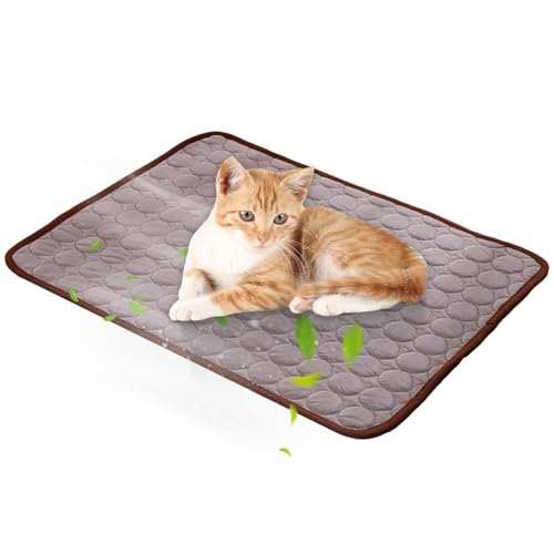 Gmokluytw Kühlmatte für Hunde – Haustier-Kühlmatte, Haustier-Kühlkissen, Welpen-Kühlkissen – Sommer-Eispads für Käfig, Zwinger, Bett, Sofa, Hundebett-Matten, Käfig-Pad, kühlendes Haustier-Pad für Gmokluytw Kühlmatte für Hunde – Haustier-Kühlmatte, Haustier-Kühlkissen, Welpen-Kühlkissen – Sommer-Eispads für Käfig, Zwinger, Bett, Sofa, Hundebett-Matten, Käfig-Pad, kühlendes Haustier-Pad für von Gmokluytw