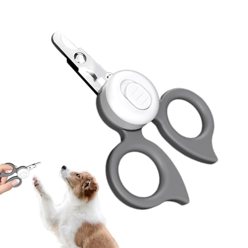 Gmokluytw Nagelknipser für Haustiere mit Licht - Griff zum Zerkleinern von Nägeln für Hunde | Effektives Schneiden der Krallen Ihres Hundes präzise - Ausgestattet mit LED-Licht für von Gmokluytw