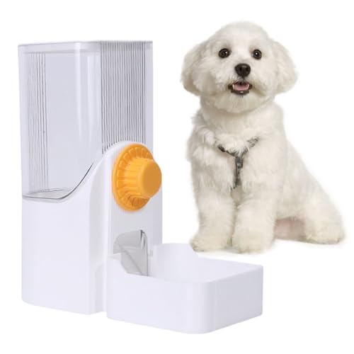 Gmokluytw PET Automatische Feeder, automatische PET -Feeder für Katzen - Hamster Cage Hangable Food Spenser,Automatischer Hangable -Futter -Wasserspender für Welpen und Kätzchenhasen von Gmokluytw