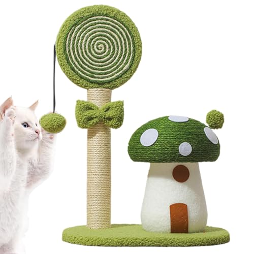 Gmokluytw Pilzkatze Kletterturm, Katze Kratzer nach dem Pilz - Interaktiver Toy Cat Tree Indoor Scratch Post | Kratzer von Sisal Board, multifunktionale Pilzkratzerstangen Gmokluytw Pilzkatze Kletterturm, Katze Kratzer nach dem Pilz - Interaktiver Toy Cat Tree Indoor Scratch Post | Kratzer von Sisal Board, multifunktionale Pilzkratzerstangen von Gmokluytw