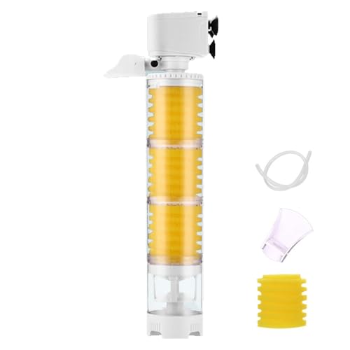 Gmokluytw Verstellbarer interner Aquariumfilter | Aquariumfilter mit verbesserter Sauerstoffversorgung | Schwammfilter reinigt wassereffizientes Filtersystem für saubere Aquarien Gmokluytw Verstellbarer interner Aquariumfilter | Aquariumfilter mit verbesserter Sauerstoffversorgung | Schwammfilter reinigt wassereffizientes Filtersystem für saubere Aquarien von Gmokluytw