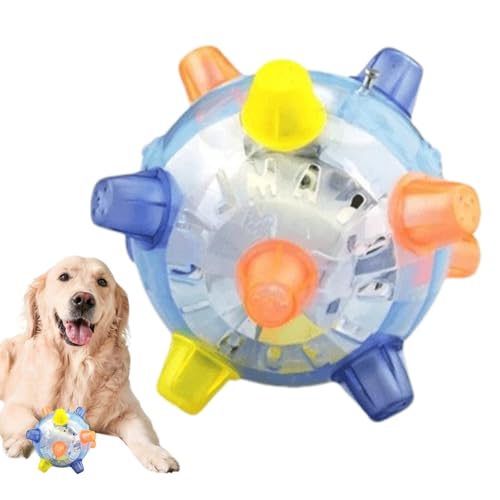 Gmokluytw Vibrierendes Hundeballspielzeug, Hüpfball-Hundespielzeug - 2025 Aktives rollendes Ballspielzeug - Aktives rollendes Hundespielzeug mit Lichtern und Musik, interaktiver Springender Gmokluytw Vibrierendes Hundeballspielzeug, Hüpfball-Hundespielzeug - 2025 Aktives rollendes Ballspielzeug - Aktives rollendes Hundespielzeug mit Lichtern und Musik, interaktiver Springender von Gmokluytw
