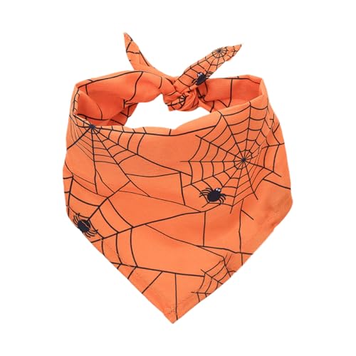 Halloween Hunde-Bandana – Dreieckstuch Für Haustiere – Party-Accessoire Für Hund Oder Katze – Baumwolle, Leinen, Polyester – Weich Und Verstellbar Für Kostüm, Festival Und Tierdekoration von Gmokluytw