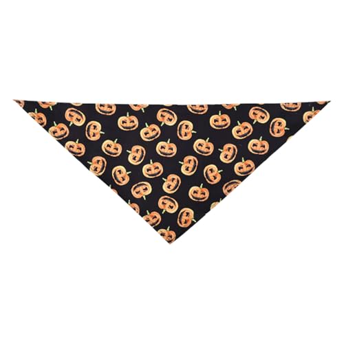 Halloween Hunde-Bandana – Dreieckstuch Für Haustiere – Party-Accessoire Für Hund Oder Katze – Baumwolle, Leinen, Polyester – Weich Und Verstellbar Für Kostüm, Festival Und Tierdekoration von Gmokluytw