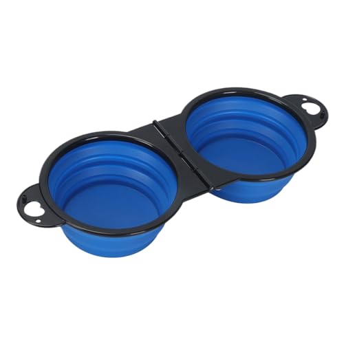 Hund Slow Food Bowl - tragbarer Haustierfuttermittel | Faltbares Reiseschale | Silikonmaterial, Dualfächer, integriertes Design, nicht rutschfeste Basis, einfach zu reinigen, ideal für Outdoor-Aktivit Hund Slow Food Bowl - tragbarer Haustierfuttermittel | Faltbares Reiseschale | Silikonmaterial, Dualfächer, integriertes Design, nicht rutschfeste Basis, einfach zu reinigen, ideal für Outdoor-Aktivit von Gmokluytw